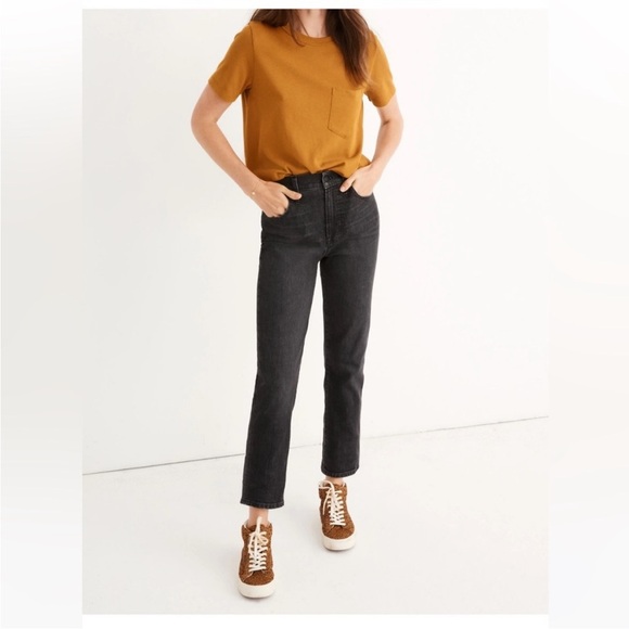 Madewell Denim - Madewell The Perfect Vintage Crop Jean Size 28 Black Denim